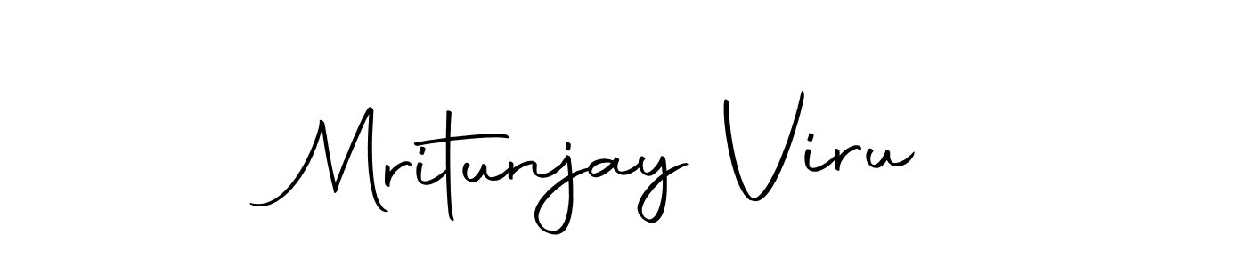 Mritunjay Viru stylish signature style. Best Handwritten Sign (Autography-DOLnW) for my name. Handwritten Signature Collection Ideas for my name Mritunjay Viru. Mritunjay Viru signature style 10 images and pictures png