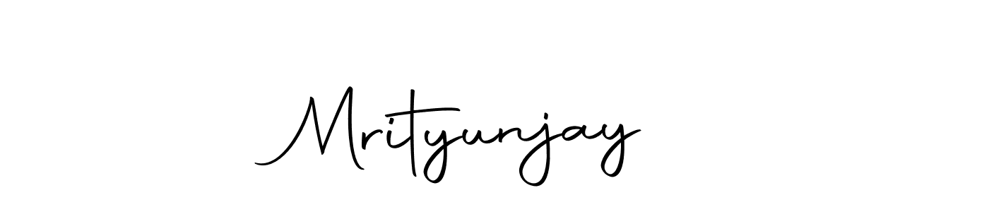 Use a signature maker to create a handwritten signature online. With this signature software, you can design (Autography-DOLnW) your own signature for name Mrityunjay ॐ. Mrityunjay ॐ signature style 10 images and pictures png