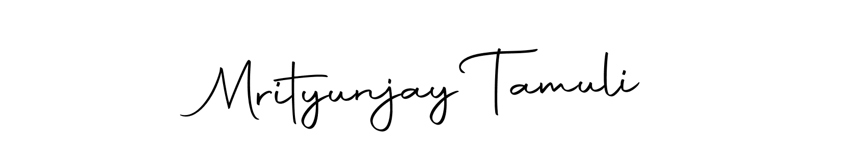 Design your own signature with our free online signature maker. With this signature software, you can create a handwritten (Autography-DOLnW) signature for name Mrityunjay Tamuli. Mrityunjay Tamuli signature style 10 images and pictures png