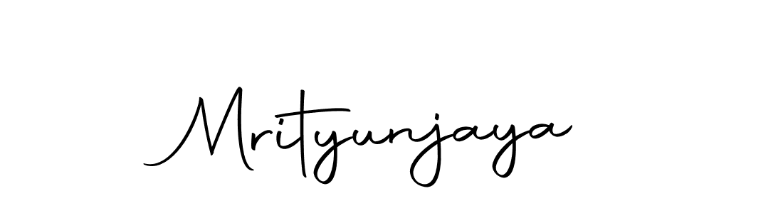 Create a beautiful signature design for name Mrityunjaya. With this signature (Autography-DOLnW) fonts, you can make a handwritten signature for free. Mrityunjaya signature style 10 images and pictures png