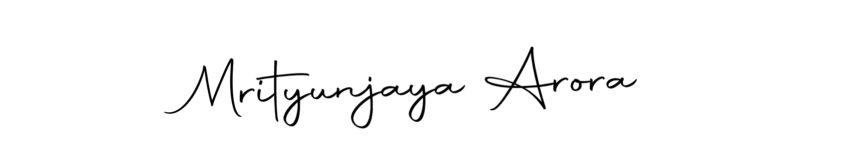 It looks lik you need a new signature style for name Mrityunjaya Arora. Design unique handwritten (Autography-DOLnW) signature with our free signature maker in just a few clicks. Mrityunjaya Arora signature style 10 images and pictures png