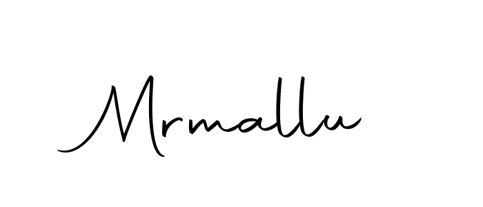 Use a signature maker to create a handwritten signature online. With this signature software, you can design (Autography-DOLnW) your own signature for name Mrmallu. Mrmallu signature style 10 images and pictures png