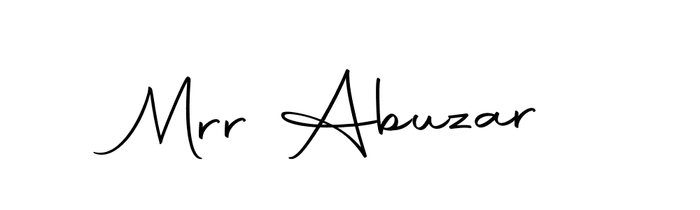 Make a beautiful signature design for name Mrr Abuzar. With this signature (Autography-DOLnW) style, you can create a handwritten signature for free. Mrr Abuzar signature style 10 images and pictures png