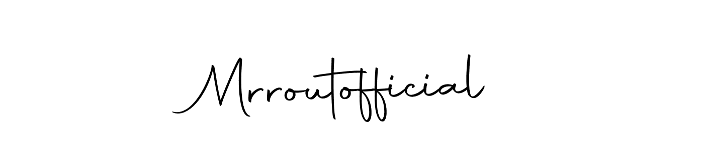 Make a beautiful signature design for name Mrroutofficial. Use this online signature maker to create a handwritten signature for free. Mrroutofficial signature style 10 images and pictures png