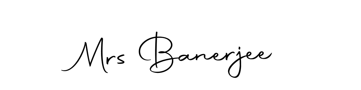 The best way (Autography-DOLnW) to make a short signature is to pick only two or three words in your name. The name Mrs Banerjee include a total of six letters. For converting this name. Mrs Banerjee signature style 10 images and pictures png