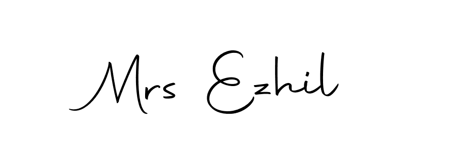 See photos of Mrs Ezhil official signature by Spectra . Check more albums & portfolios. Read reviews & check more about Autography-DOLnW font. Mrs Ezhil signature style 10 images and pictures png