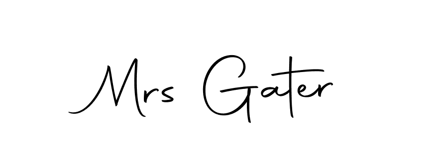 You can use this online signature creator to create a handwritten signature for the name Mrs Gater. This is the best online autograph maker. Mrs Gater signature style 10 images and pictures png