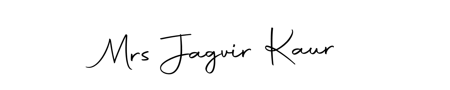 Make a beautiful signature design for name Mrs Jagvir Kaur. With this signature (Autography-DOLnW) style, you can create a handwritten signature for free. Mrs Jagvir Kaur signature style 10 images and pictures png