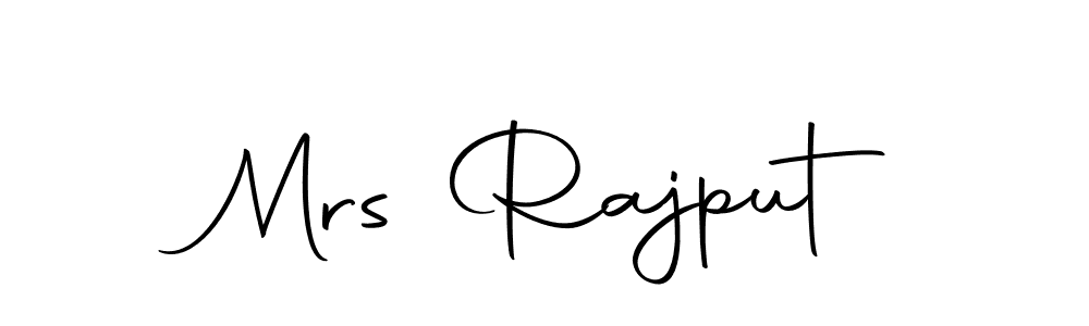 Also we have Mrs Rajput name is the best signature style. Create professional handwritten signature collection using Autography-DOLnW autograph style. Mrs Rajput signature style 10 images and pictures png