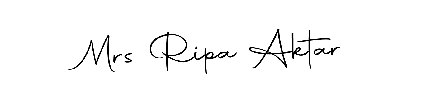 How to make Mrs Ripa Aktar signature? Autography-DOLnW is a professional autograph style. Create handwritten signature for Mrs Ripa Aktar name. Mrs Ripa Aktar signature style 10 images and pictures png