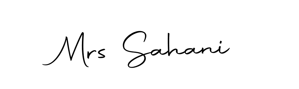Once you've used our free online signature maker to create your best signature Autography-DOLnW style, it's time to enjoy all of the benefits that Mrs Sahani name signing documents. Mrs Sahani signature style 10 images and pictures png
