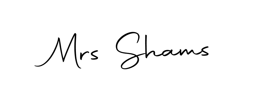 Mrs Shams stylish signature style. Best Handwritten Sign (Autography-DOLnW) for my name. Handwritten Signature Collection Ideas for my name Mrs Shams. Mrs Shams signature style 10 images and pictures png