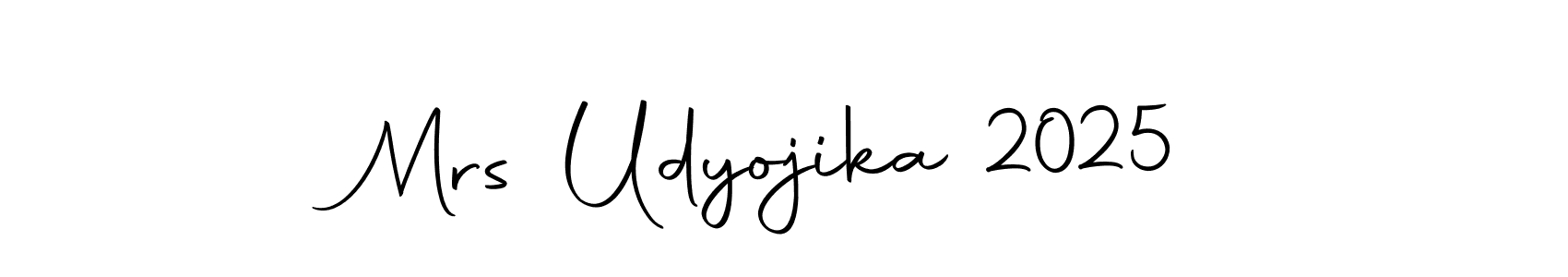 You should practise on your own different ways (Autography-DOLnW) to write your name (Mrs Udyojika 2025) in signature. don't let someone else do it for you. Mrs Udyojika 2025 signature style 10 images and pictures png