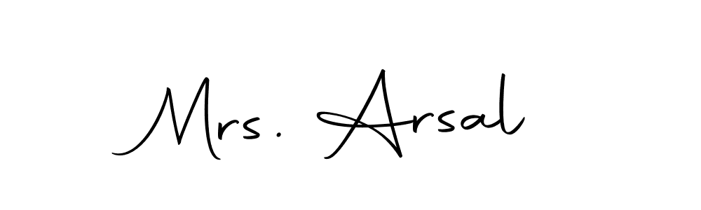 How to Draw Mrs. Arsal signature style? Autography-DOLnW is a latest design signature styles for name Mrs. Arsal. Mrs. Arsal signature style 10 images and pictures png