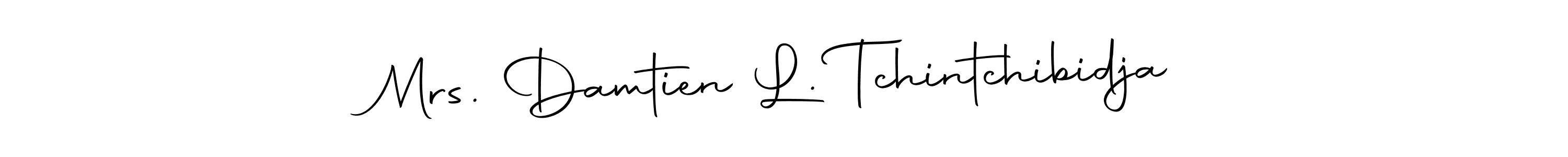 Mrs. Damtien L. Tchintchibidja stylish signature style. Best Handwritten Sign (Autography-DOLnW) for my name. Handwritten Signature Collection Ideas for my name Mrs. Damtien L. Tchintchibidja. Mrs. Damtien L. Tchintchibidja signature style 10 images and pictures png