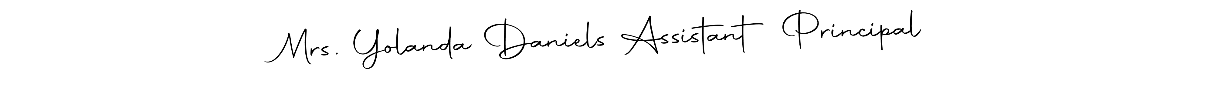 Once you've used our free online signature maker to create your best signature Autography-DOLnW style, it's time to enjoy all of the benefits that Mrs. Yolanda Daniels Assistant Principal name signing documents. Mrs. Yolanda Daniels Assistant Principal signature style 10 images and pictures png