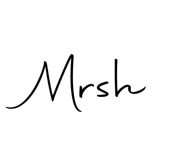 Mrsh stylish signature style. Best Handwritten Sign (Autography-DOLnW) for my name. Handwritten Signature Collection Ideas for my name Mrsh. Mrsh signature style 10 images and pictures png