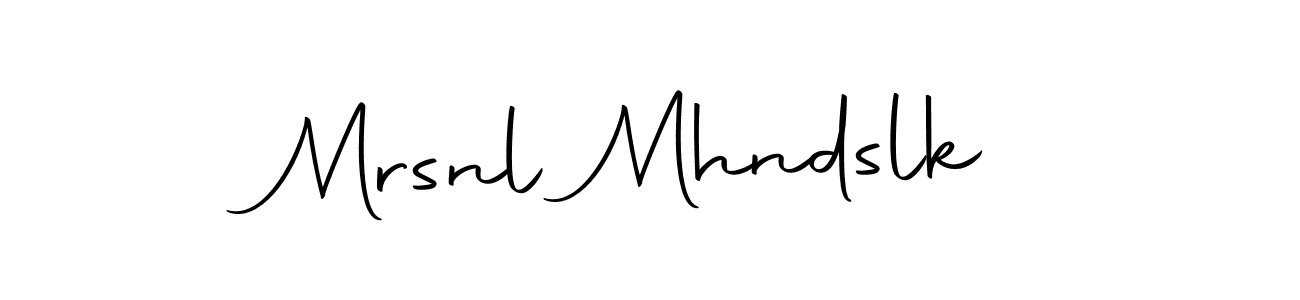 Here are the top 10 professional signature styles for the name Mrsnl Mhndslk. These are the best autograph styles you can use for your name. Mrsnl Mhndslk signature style 10 images and pictures png