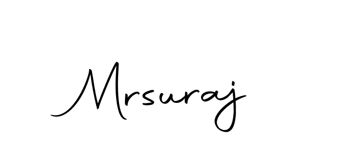 You can use this online signature creator to create a handwritten signature for the name Mrsuraj. This is the best online autograph maker. Mrsuraj signature style 10 images and pictures png