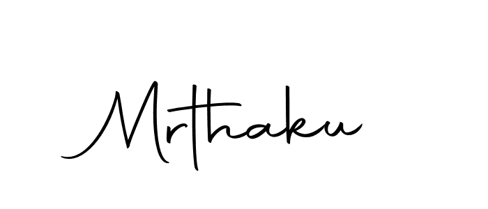 How to make Mrthaku name signature. Use Autography-DOLnW style for creating short signs online. This is the latest handwritten sign. Mrthaku signature style 10 images and pictures png