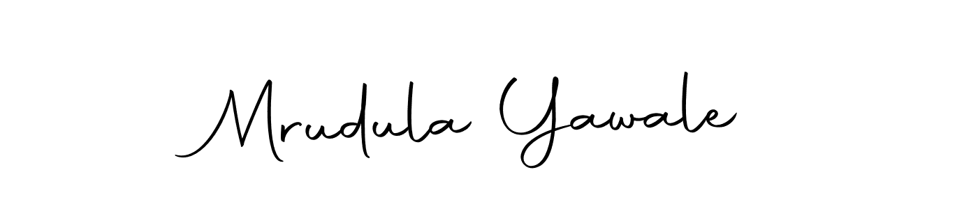 Make a beautiful signature design for name Mrudula Yawale. With this signature (Autography-DOLnW) style, you can create a handwritten signature for free. Mrudula Yawale signature style 10 images and pictures png