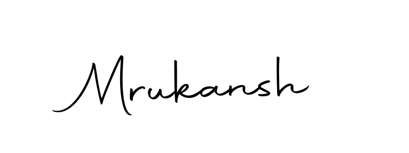 Also we have Mrukansh name is the best signature style. Create professional handwritten signature collection using Autography-DOLnW autograph style. Mrukansh signature style 10 images and pictures png