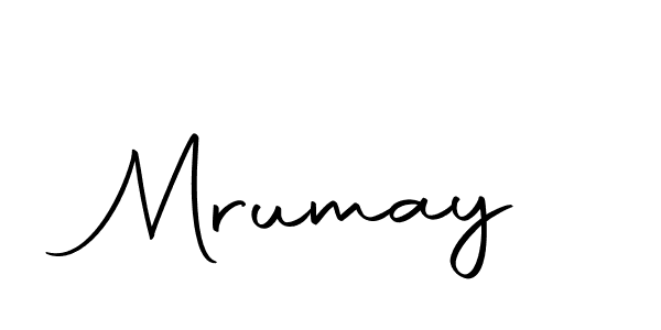 Make a beautiful signature design for name Mrumay. With this signature (Autography-DOLnW) style, you can create a handwritten signature for free. Mrumay signature style 10 images and pictures png