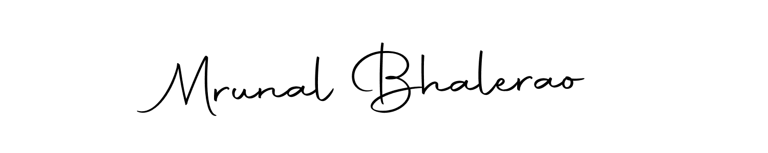 Make a beautiful signature design for name Mrunal Bhalerao. With this signature (Autography-DOLnW) style, you can create a handwritten signature for free. Mrunal Bhalerao signature style 10 images and pictures png