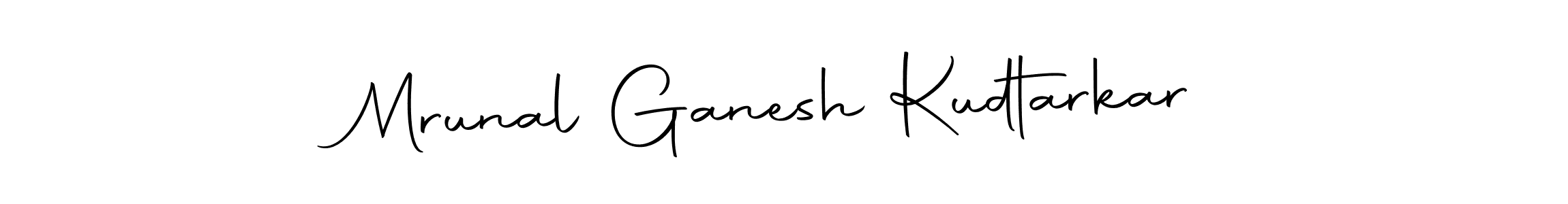 Mrunal Ganesh Kudtarkar stylish signature style. Best Handwritten Sign (Autography-DOLnW) for my name. Handwritten Signature Collection Ideas for my name Mrunal Ganesh Kudtarkar. Mrunal Ganesh Kudtarkar signature style 10 images and pictures png