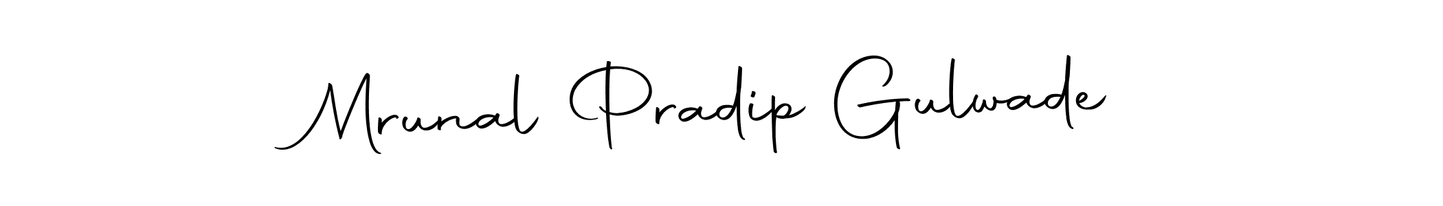 Also we have Mrunal Pradip Gulwade name is the best signature style. Create professional handwritten signature collection using Autography-DOLnW autograph style. Mrunal Pradip Gulwade signature style 10 images and pictures png