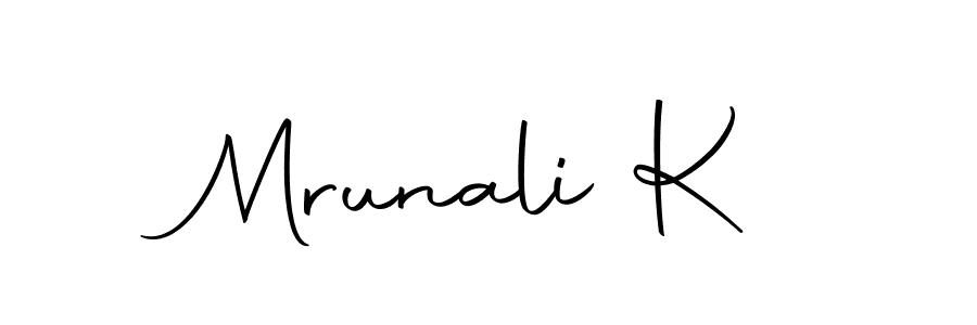 It looks lik you need a new signature style for name Mrunali K. Design unique handwritten (Autography-DOLnW) signature with our free signature maker in just a few clicks. Mrunali K signature style 10 images and pictures png
