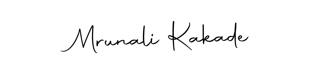 Mrunali Kakade stylish signature style. Best Handwritten Sign (Autography-DOLnW) for my name. Handwritten Signature Collection Ideas for my name Mrunali Kakade. Mrunali Kakade signature style 10 images and pictures png