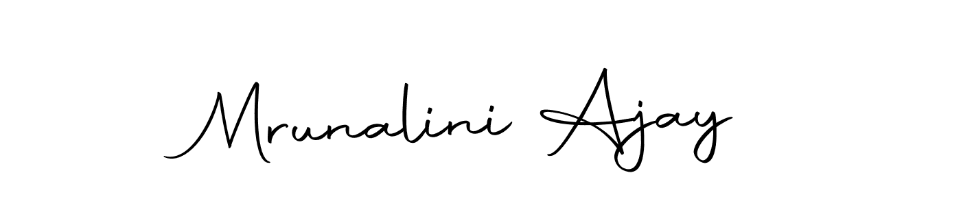 How to make Mrunalini Ajay signature? Autography-DOLnW is a professional autograph style. Create handwritten signature for Mrunalini Ajay name. Mrunalini Ajay signature style 10 images and pictures png