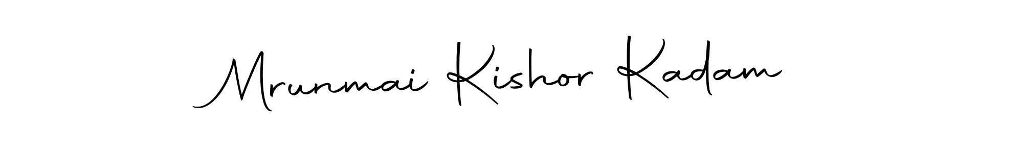 Check out images of Autograph of Mrunmai Kishor Kadam name. Actor Mrunmai Kishor Kadam Signature Style. Autography-DOLnW is a professional sign style online. Mrunmai Kishor Kadam signature style 10 images and pictures png