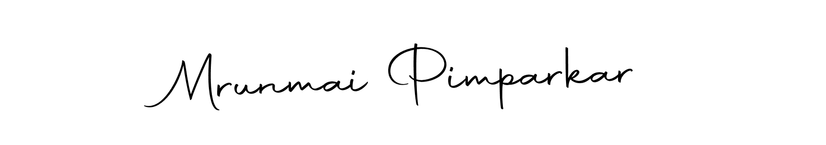 Use a signature maker to create a handwritten signature online. With this signature software, you can design (Autography-DOLnW) your own signature for name Mrunmai Pimparkar. Mrunmai Pimparkar signature style 10 images and pictures png