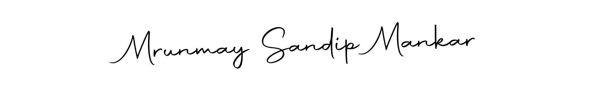 You should practise on your own different ways (Autography-DOLnW) to write your name (Mrunmay Sandip Mankar) in signature. don't let someone else do it for you. Mrunmay Sandip Mankar signature style 10 images and pictures png