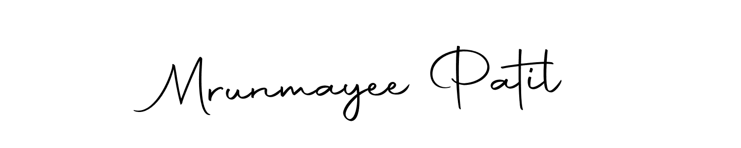 Design your own signature with our free online signature maker. With this signature software, you can create a handwritten (Autography-DOLnW) signature for name Mrunmayee Patil. Mrunmayee Patil signature style 10 images and pictures png