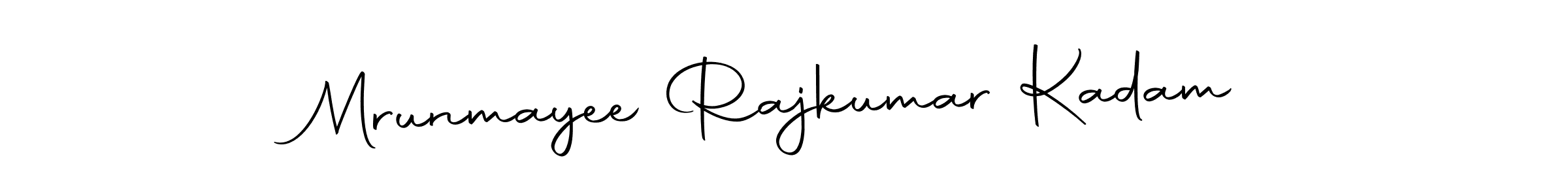 Design your own signature with our free online signature maker. With this signature software, you can create a handwritten (Autography-DOLnW) signature for name Mrunmayee Rajkumar Kadam. Mrunmayee Rajkumar Kadam signature style 10 images and pictures png