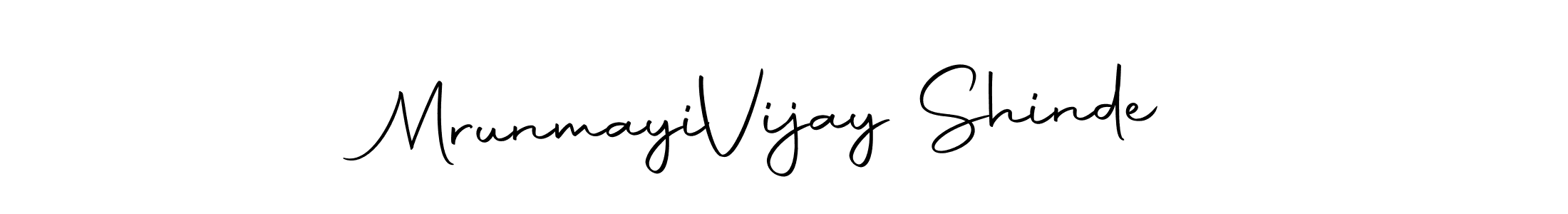 Create a beautiful signature design for name Mrunmayi  Vijay Shinde. With this signature (Autography-DOLnW) fonts, you can make a handwritten signature for free. Mrunmayi  Vijay Shinde signature style 10 images and pictures png