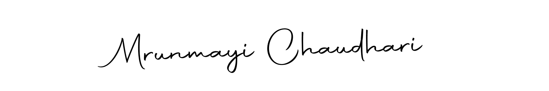 Make a beautiful signature design for name Mrunmayi Chaudhari. With this signature (Autography-DOLnW) style, you can create a handwritten signature for free. Mrunmayi Chaudhari signature style 10 images and pictures png