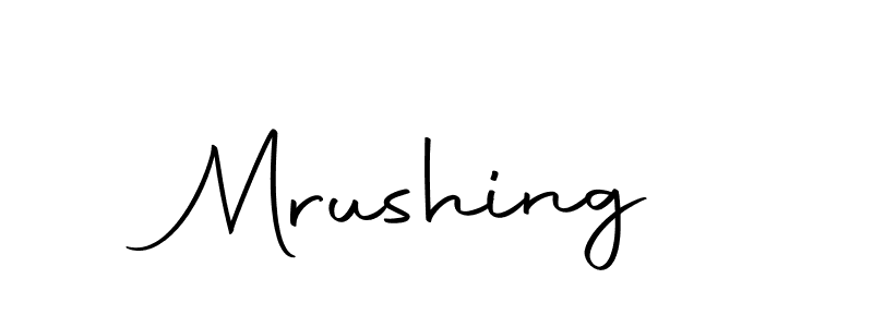 How to make Mrushing signature? Autography-DOLnW is a professional autograph style. Create handwritten signature for Mrushing name. Mrushing signature style 10 images and pictures png