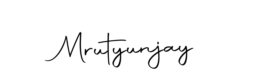 Make a beautiful signature design for name Mrutyunjay. With this signature (Autography-DOLnW) style, you can create a handwritten signature for free. Mrutyunjay signature style 10 images and pictures png