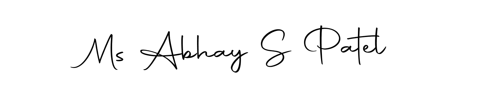 It looks lik you need a new signature style for name Ms Abhay S Patel. Design unique handwritten (Autography-DOLnW) signature with our free signature maker in just a few clicks. Ms Abhay S Patel signature style 10 images and pictures png