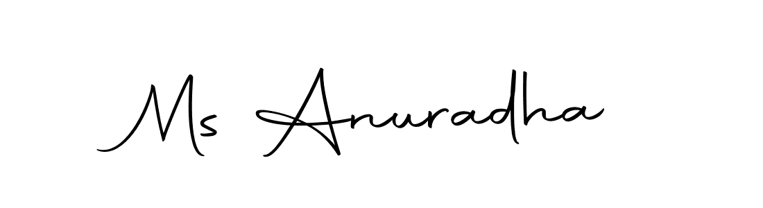 Ms Anuradha stylish signature style. Best Handwritten Sign (Autography-DOLnW) for my name. Handwritten Signature Collection Ideas for my name Ms Anuradha. Ms Anuradha signature style 10 images and pictures png