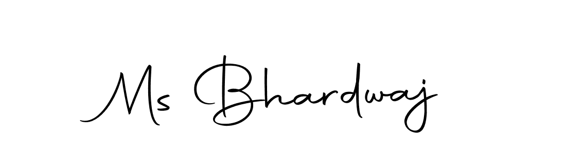 Make a short Ms Bhardwaj signature style. Manage your documents anywhere anytime using Autography-DOLnW. Create and add eSignatures, submit forms, share and send files easily. Ms Bhardwaj signature style 10 images and pictures png