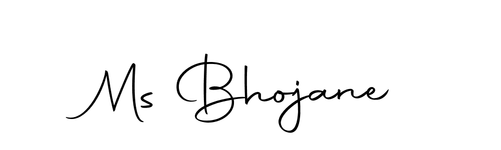 Design your own signature with our free online signature maker. With this signature software, you can create a handwritten (Autography-DOLnW) signature for name Ms Bhojane. Ms Bhojane signature style 10 images and pictures png