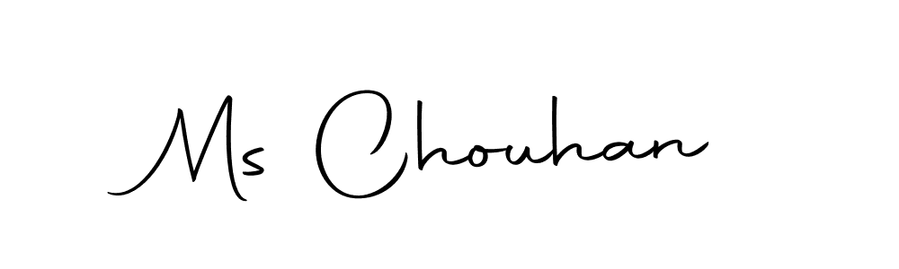 Use a signature maker to create a handwritten signature online. With this signature software, you can design (Autography-DOLnW) your own signature for name Ms Chouhan. Ms Chouhan signature style 10 images and pictures png