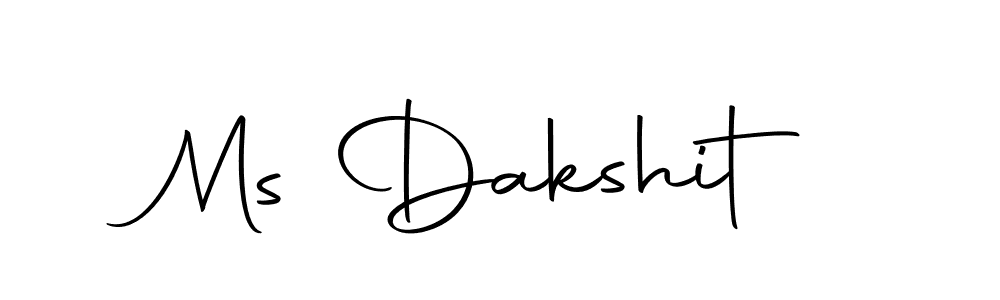 Ms Dakshit stylish signature style. Best Handwritten Sign (Autography-DOLnW) for my name. Handwritten Signature Collection Ideas for my name Ms Dakshit. Ms Dakshit signature style 10 images and pictures png