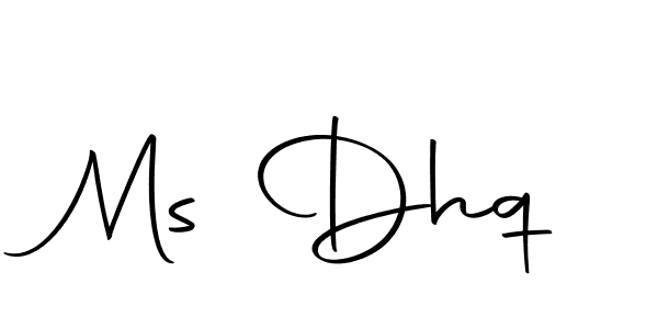 Similarly Autography-DOLnW is the best handwritten signature design. Signature creator online .You can use it as an online autograph creator for name Ms Dhq. Ms Dhq signature style 10 images and pictures png