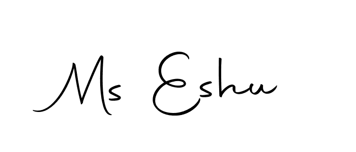 How to Draw Ms Eshu signature style? Autography-DOLnW is a latest design signature styles for name Ms Eshu. Ms Eshu signature style 10 images and pictures png